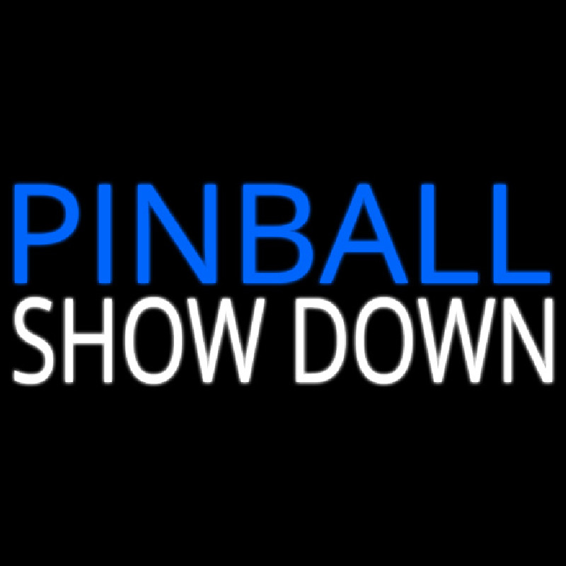Pinball Showdown 1 Neon Sign