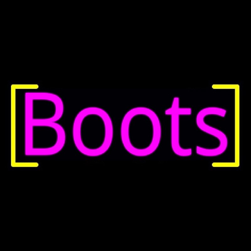 Pink Boots Neon Sign