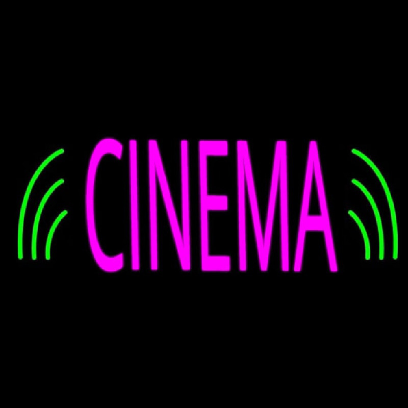 Pink Cinema Block Neon Sign