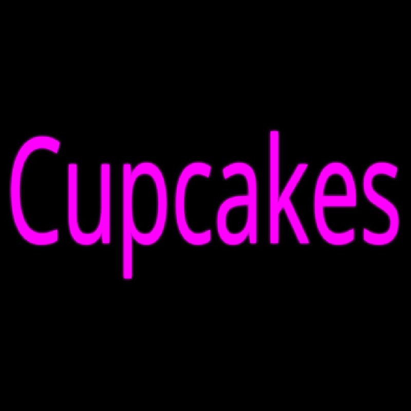 Pink Cupcakes Neon Sign