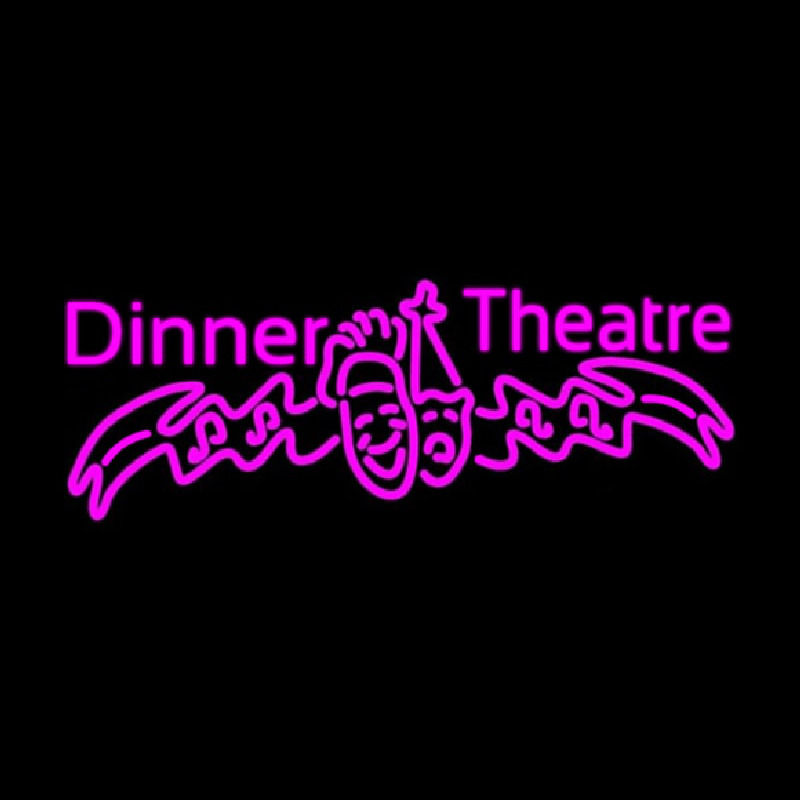 Pink Dinner Theatre Neon Sign