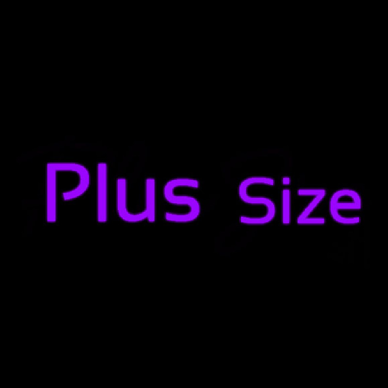 Plus Size Neon Sign