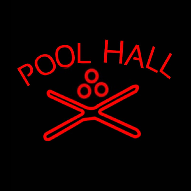 Pool Hall Neon Sign