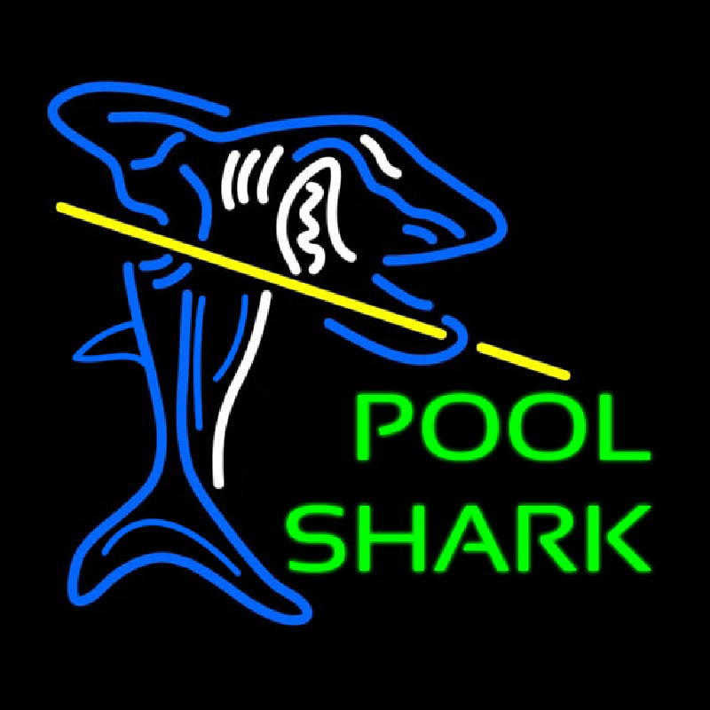 Pool Shark Neon Sign