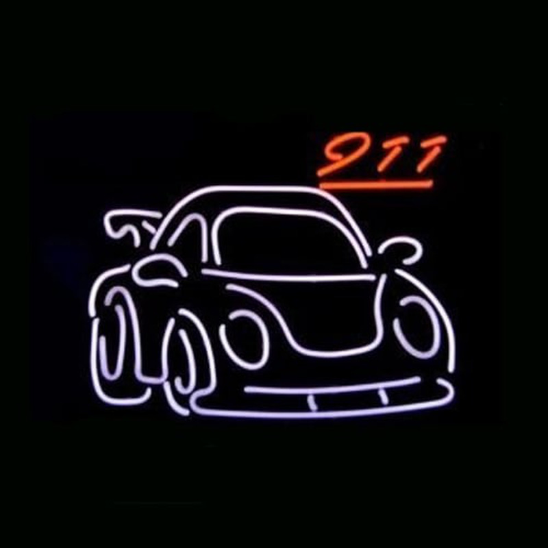 Porsche 911 Gt2 Car Dealer Neon Sign
