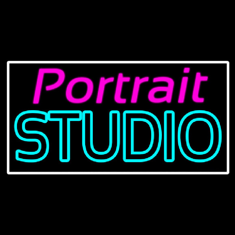 Portrait Studio Neon Sign