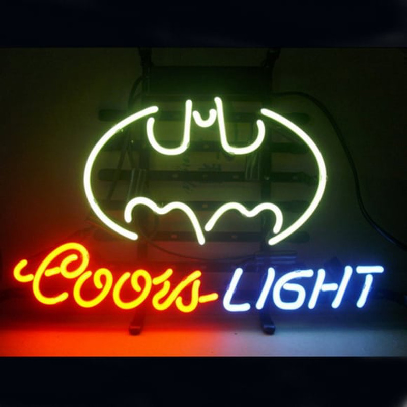 Professional Coors Batman Beer Bar Opens Neon Sign