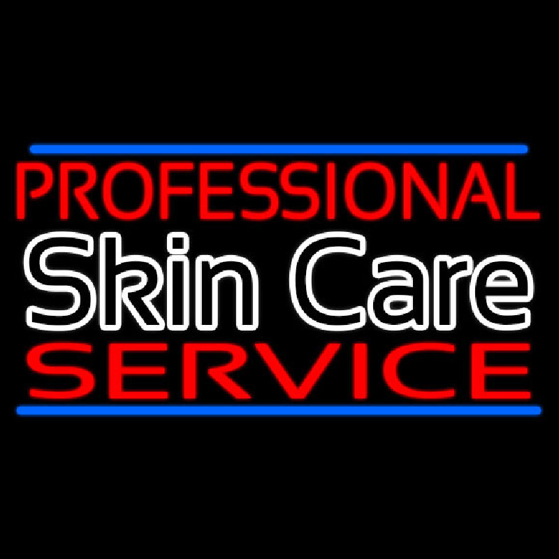 Professional Skin Care Service Neon Sign