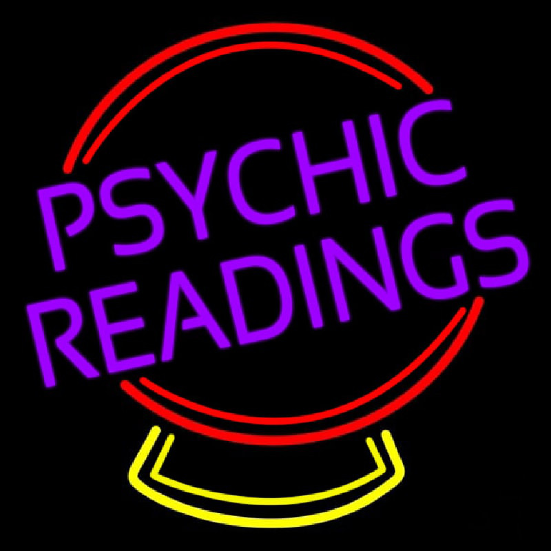 Psychic Reading Logo Neon Sign