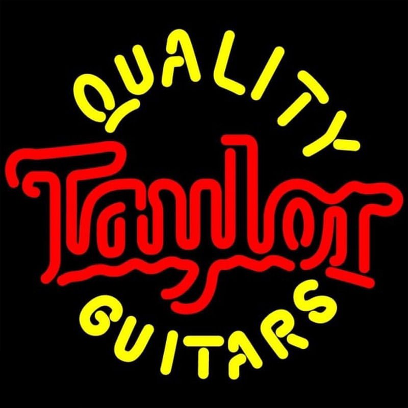 Quality Taylor Guitars Neon Sign