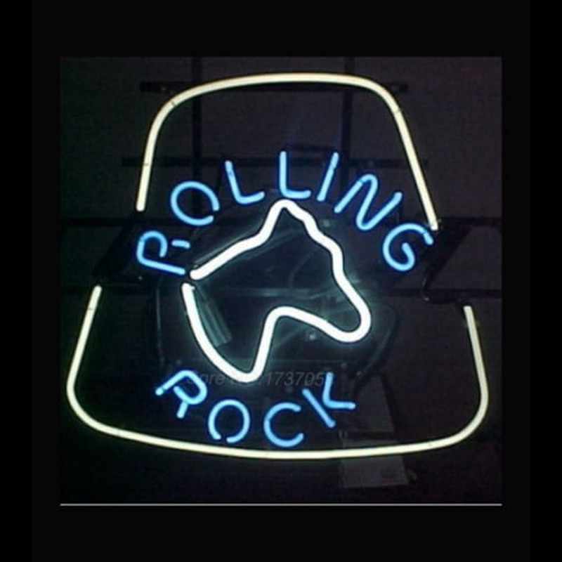 RARE ROLLING ROCK Neon Sign