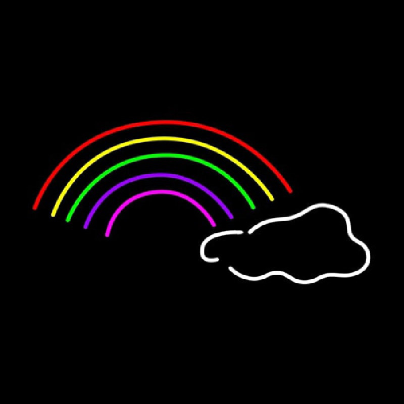 Rainbow Cloud Neon Sign