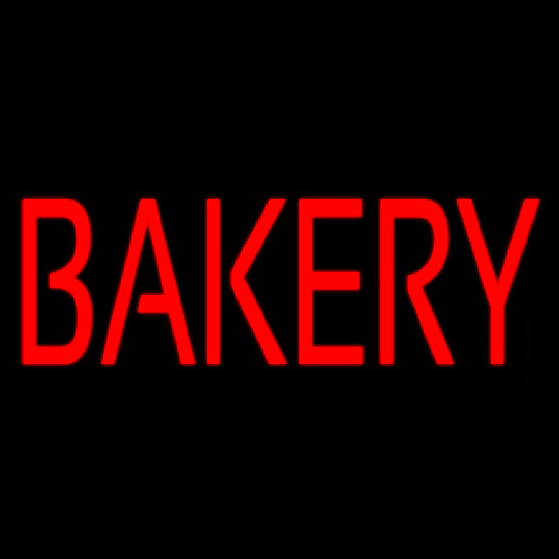Red Bakery Neon Sign