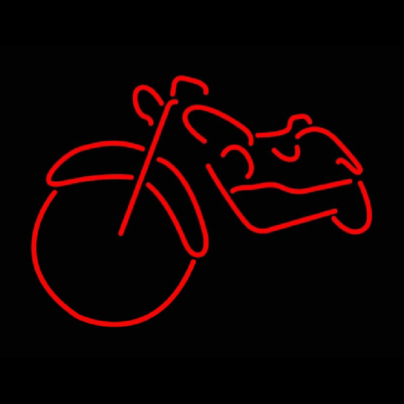 Red Bike Logo Neon Sign