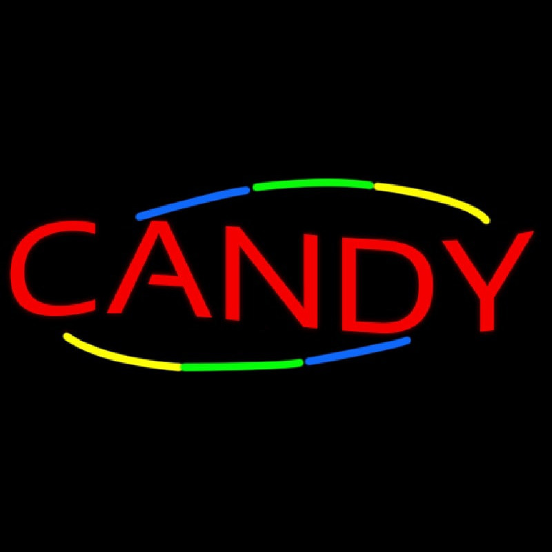 Red Candy Neon Sign