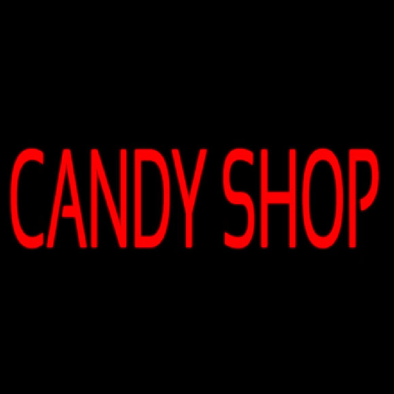 Red Candy Shop Neon Sign