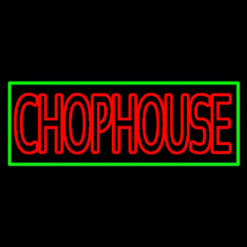 Red Chophouse Neon Sign
