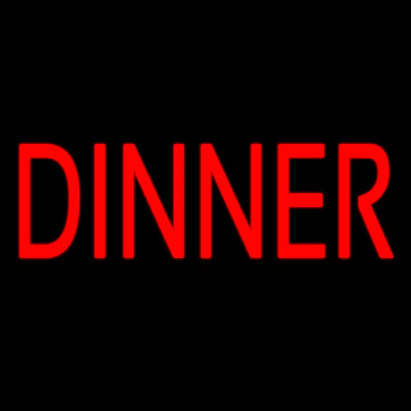 Red Dinner Neon Sign