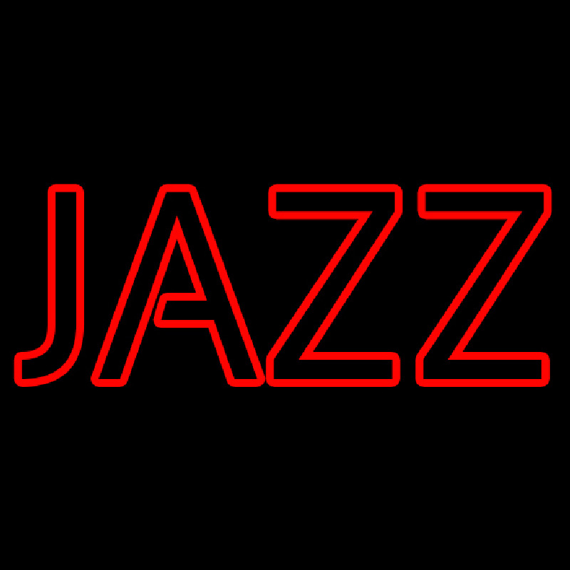 Red Jazz Block 4 Neon Sign