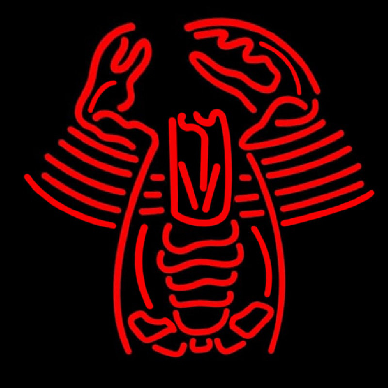 Red Lobster Logo Neon Sign