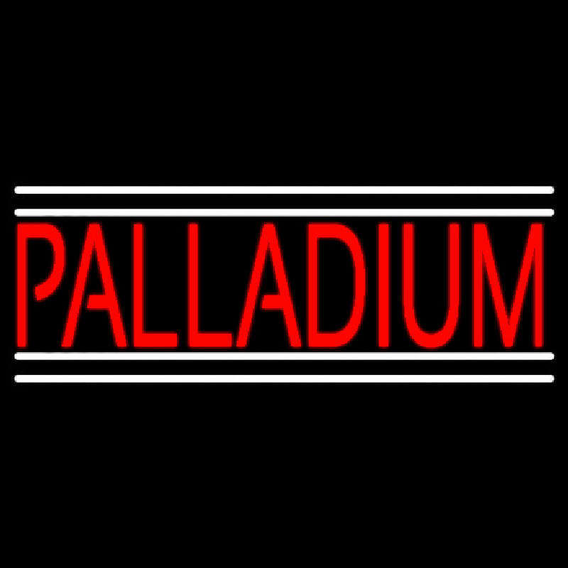 Red Palladium White Line Neon Sign