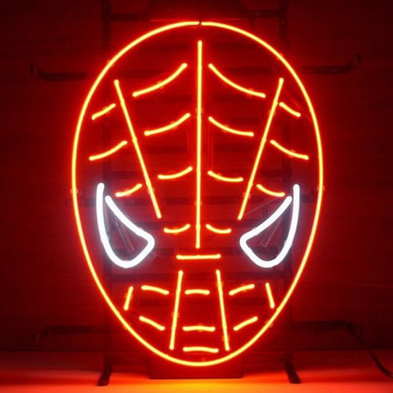 Red Spiderman Neon Sign