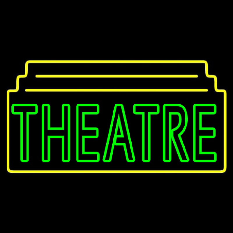 Red Theatre Neon Sign