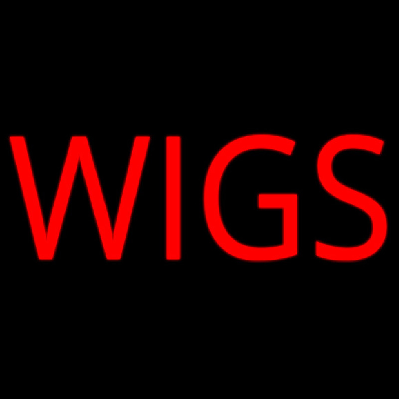 Red Wigs Neon Sign