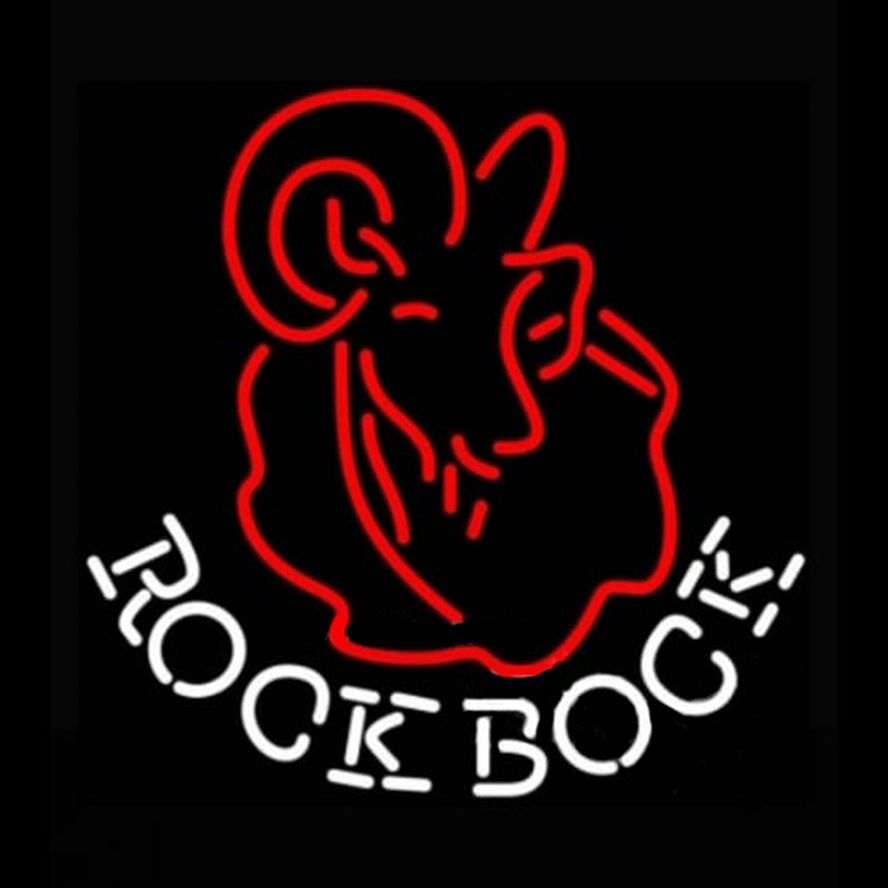 Rolling Rock Bock Neon Sign