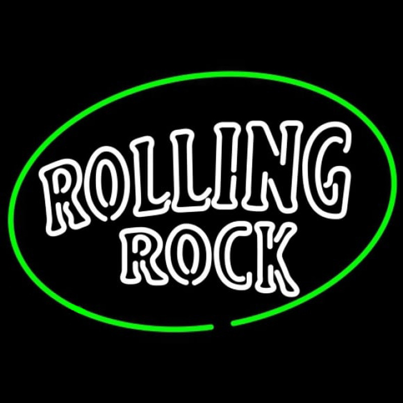 Rolling Rock Classic Large Logo Beer Sign Neon Sign
