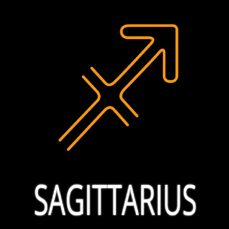 Sagittarius Logo Neon Sign