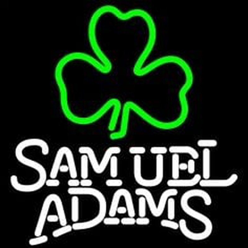 Samuel Adams Green Clover Neon Sign