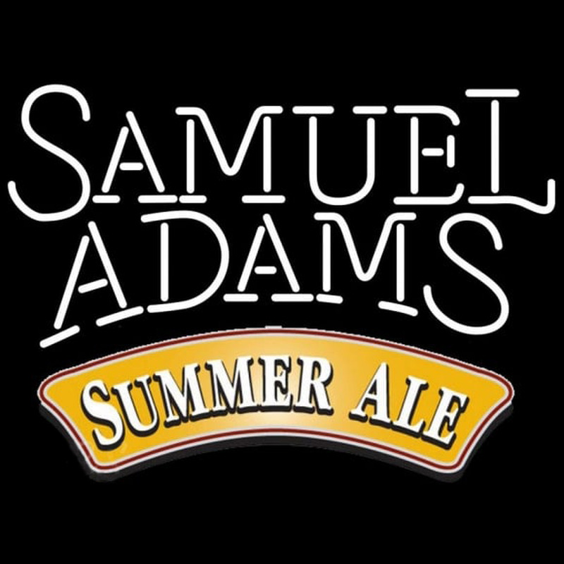 Samuel Adams Summer Ale White Beer Sign Neon Sign