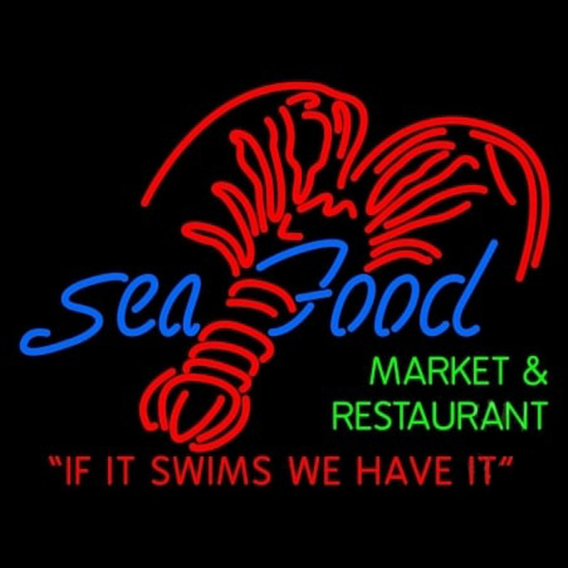 Seafood Neon Sign