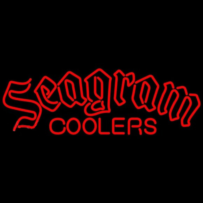 Seagram Logo Wine Coolers Beer Sign Neon Sign