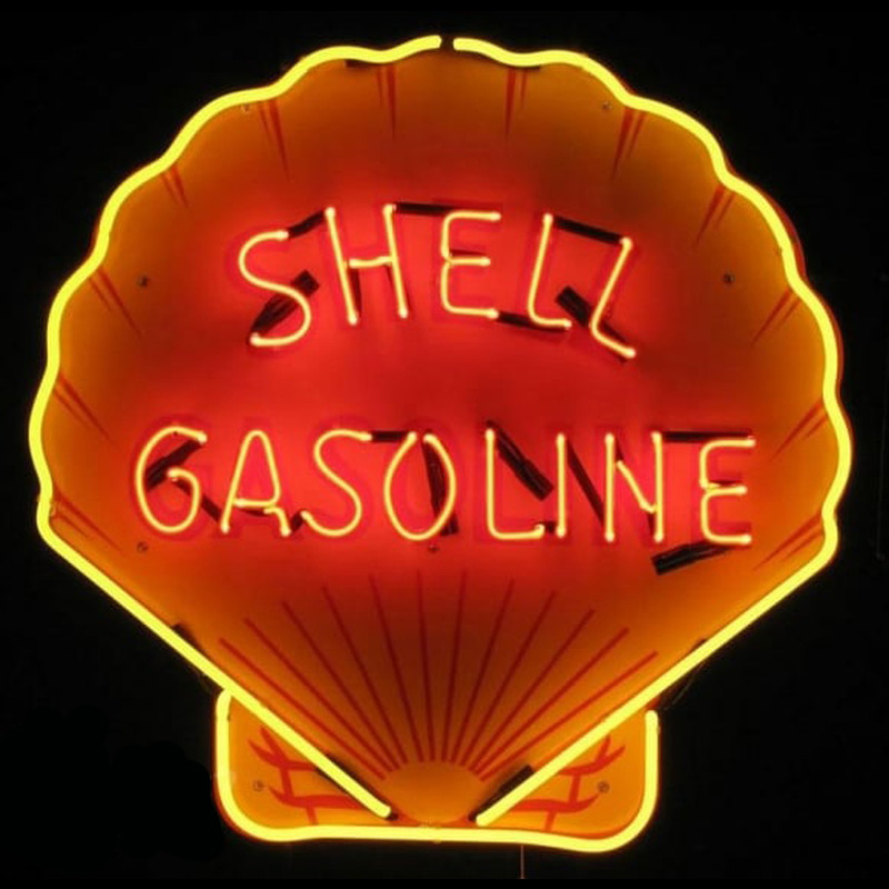 Shell Gasoline Neon Sign