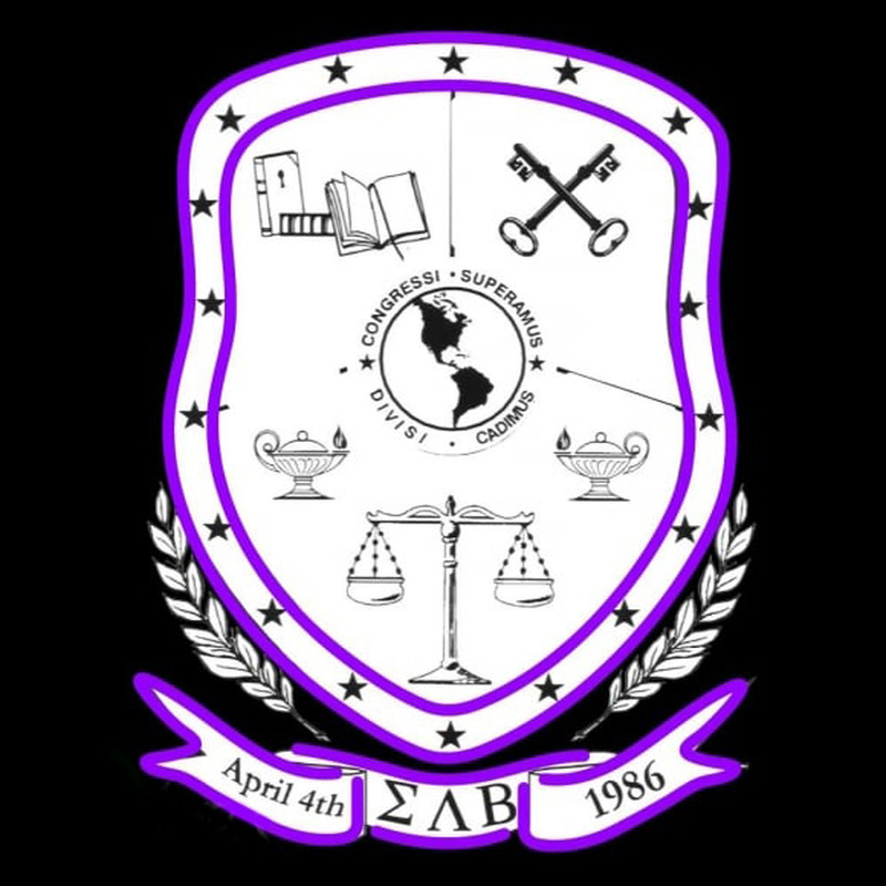 Sigma Lambda Beta Chapters Logo Neon Sign