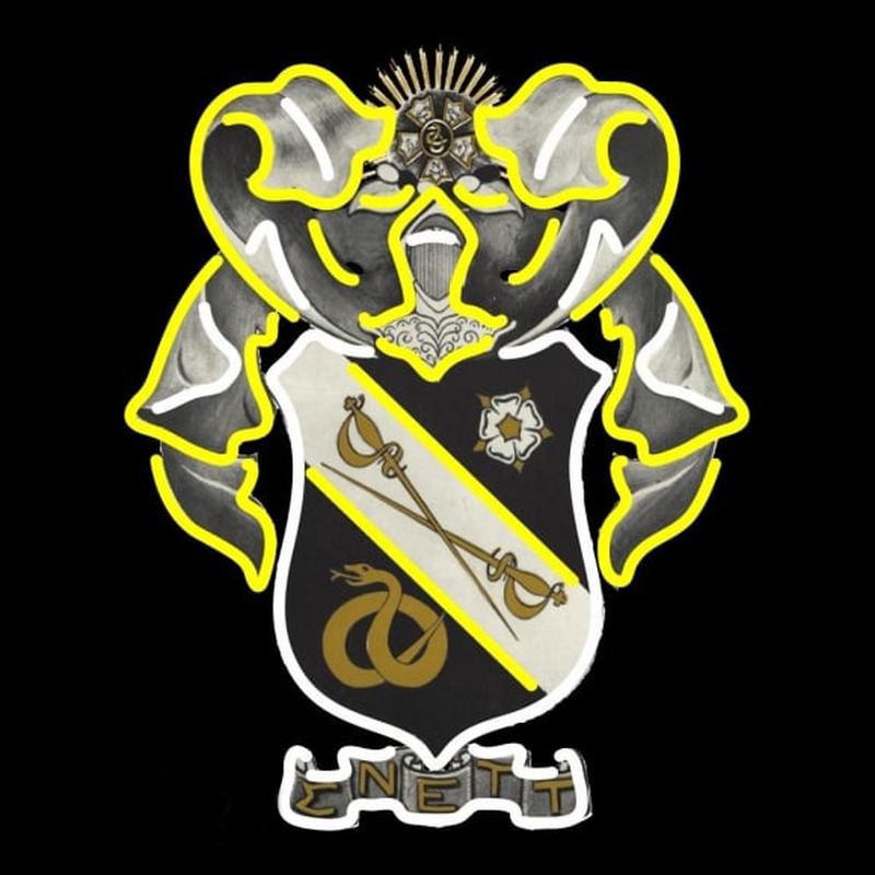 Sigma Nu Chapters Logo Neon Sign