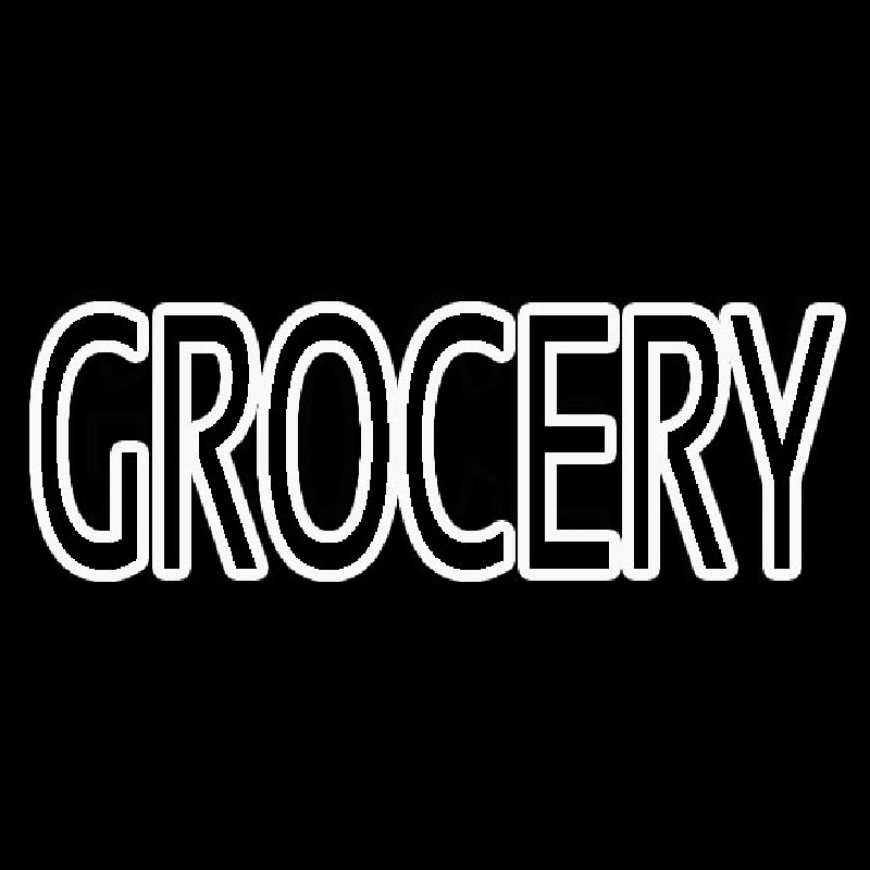 Simple Grocery Neon Sign