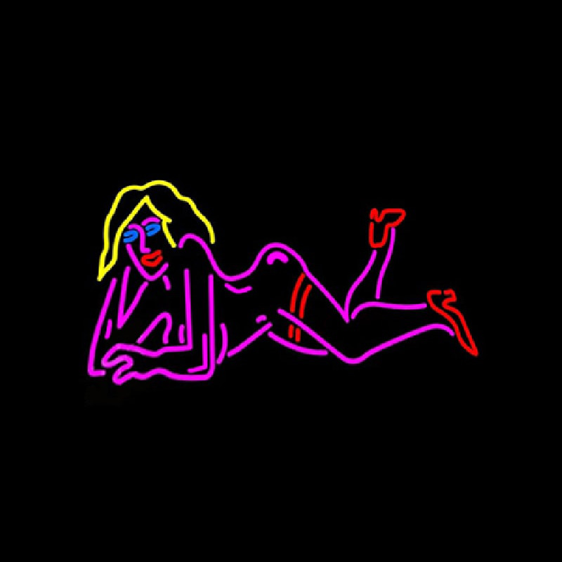 Sleeping Se y Girl Neon Sign