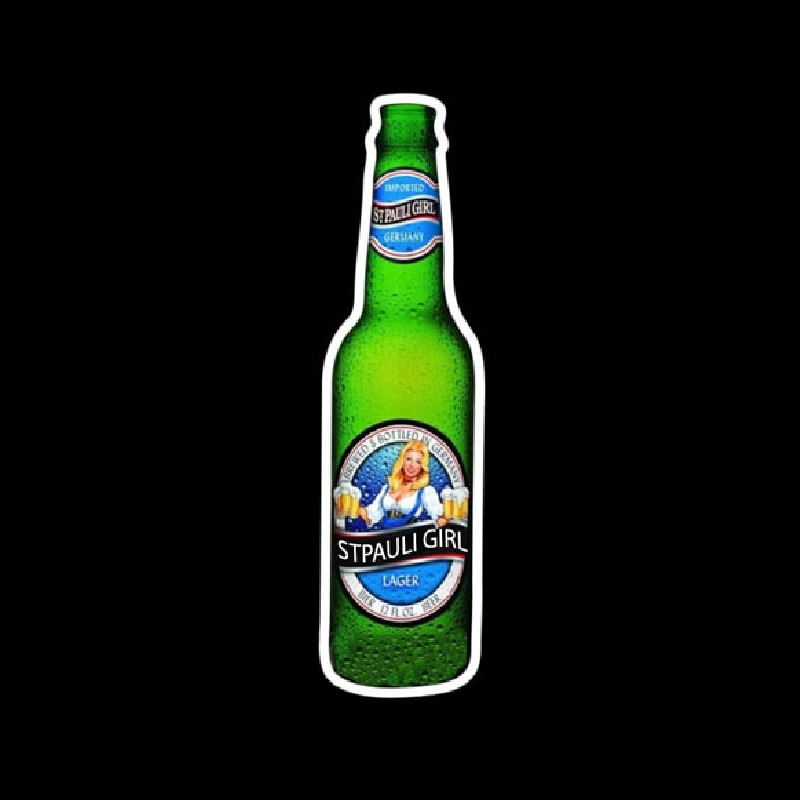 St Pauli Girl Bottle Beer Sign Neon Sign