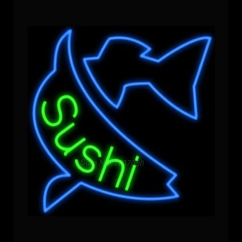 Sushi Fishes Neon Sign
