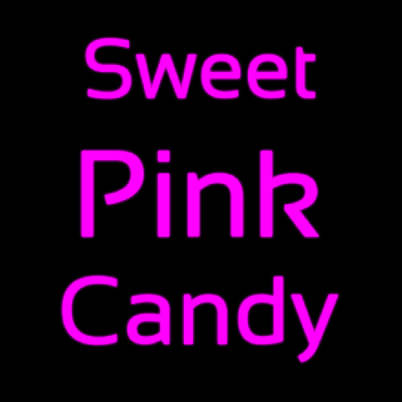 Sweet Pink Candy Neon Sign