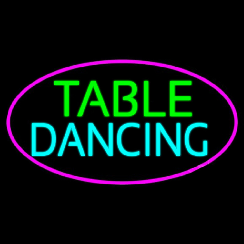 Table Dancing Neon Sign