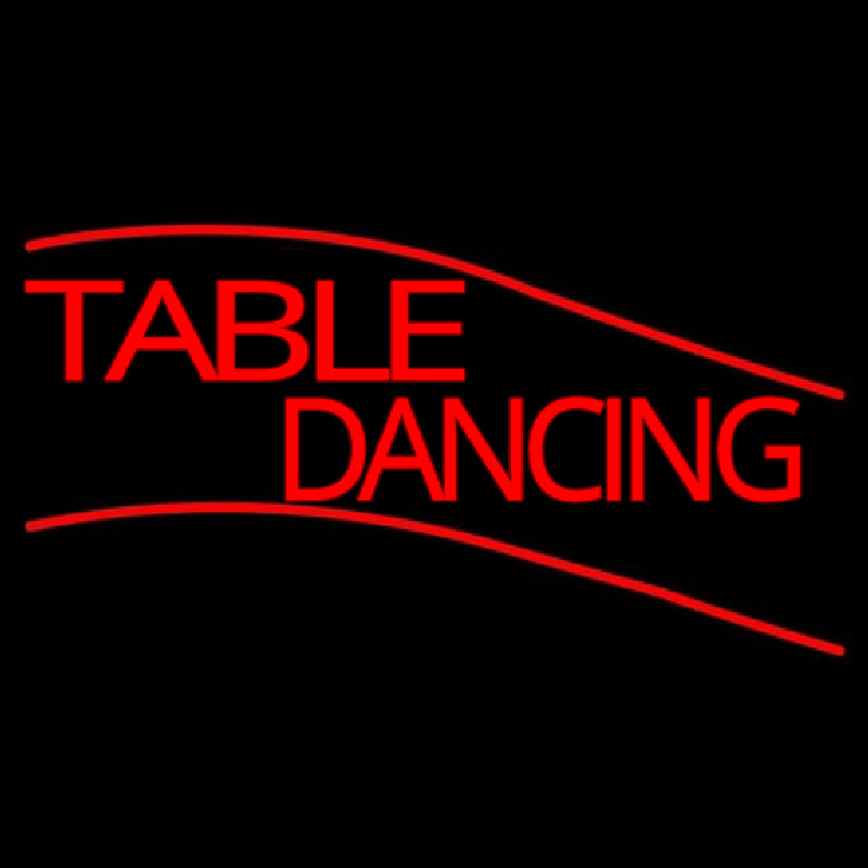 Table Dancing Neon Sign