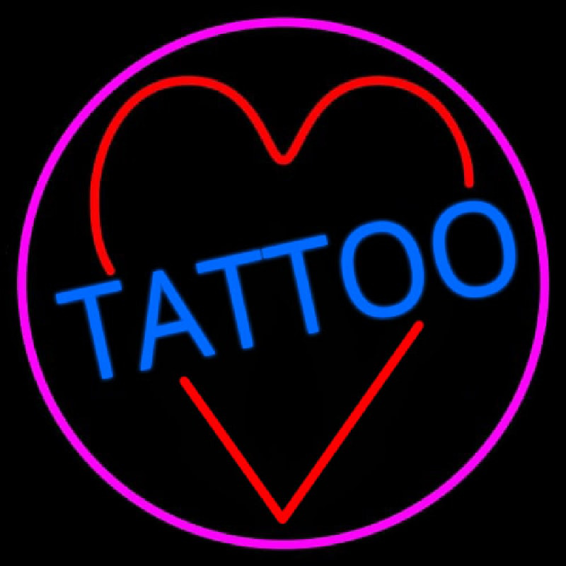 Tattoo Heart Neon Sign