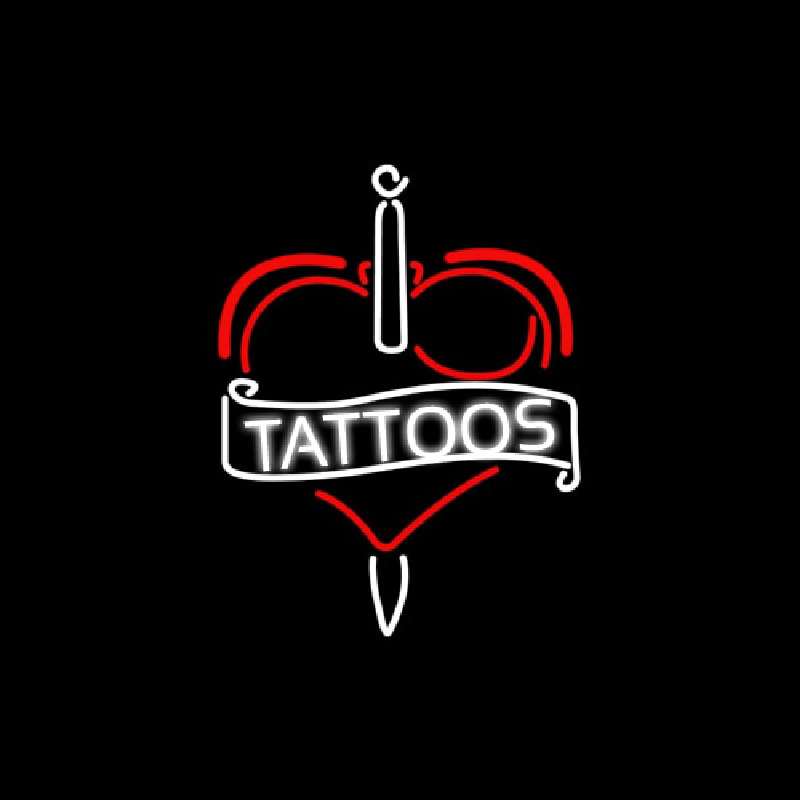 Tattoos Inside Heart Neon Sign