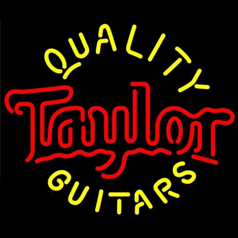 Taylor Quality Guitars Beer Sign Neon Sign