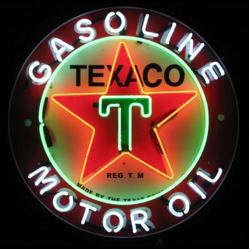 Te ico Gasoline Neon Sign