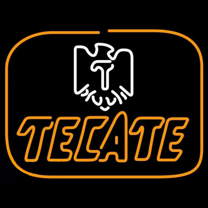 Tecate Golden Border Eagle Beer Sign Neon Sign